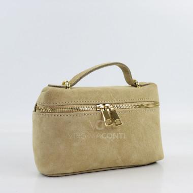 Сумка через плече (крос-боді) Virginia Conti кольору світлий тауп