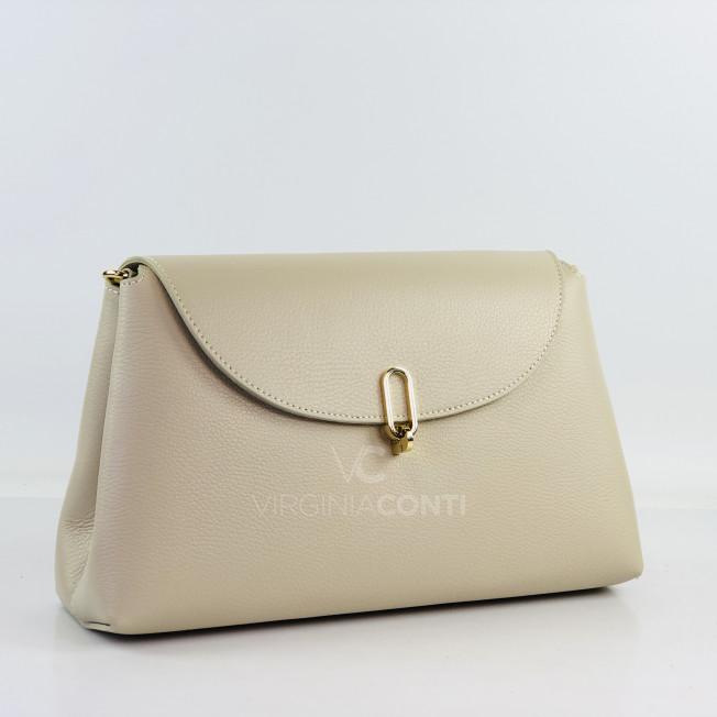 Сумка через плече (крос-боді) Virginia Conti бежева