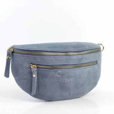 Поясная сумка (Сумка-банан) Virginia Conti джинсового цвета