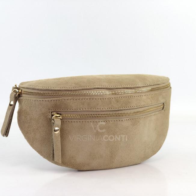 Поясная сумка (Сумка-банан) Virginia Conti цвета светлый тауп