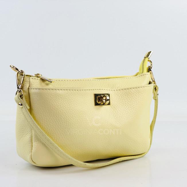 Сумка через плечо (кросс-боди) Virginia Conti светло-жёлтая