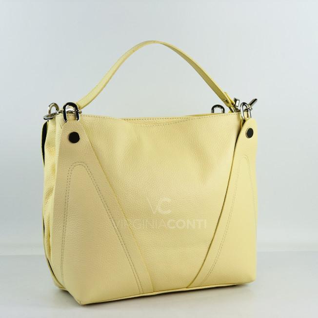 Сумка на плече Virginia Conti світло-жовта