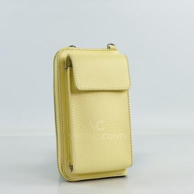 Гаманець з чохлом для телефону Virginia Conti світло-жовтий