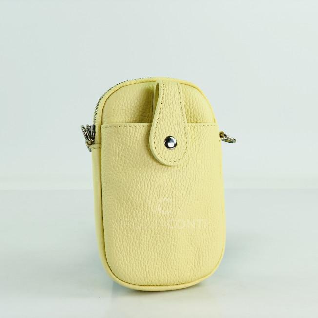 Сумка через плечо (кросс-боди) Virginia Conti светло-жёлтая