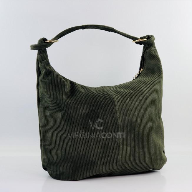 Сумка на плече Virginia Conti кольору хакі