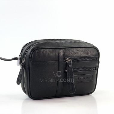 Барсетка Hill Burry черная