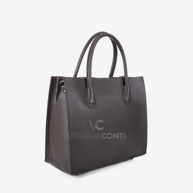 Шоппер Virginia Conti кольору шоколад