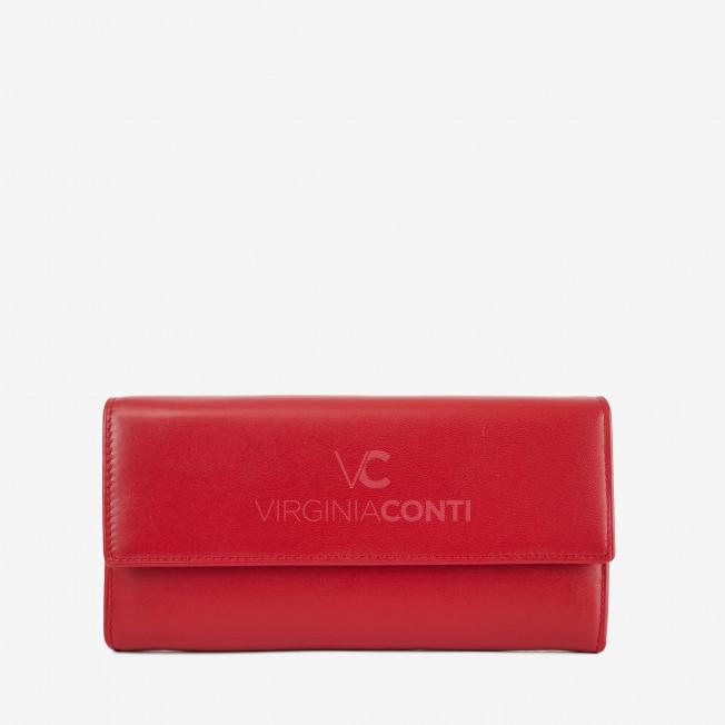 Кошелек - картхолдер Virginia Conti красный