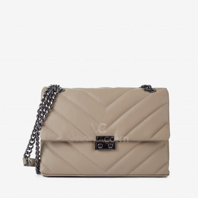 Сумка через плечо (кросс-боди) Virginia Conti цвета светлый тауп