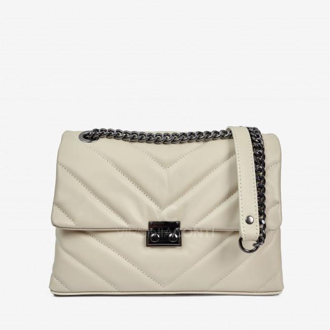 Сумка через плечо (кросс-боди) Virginia Conti бежевая