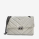 Сумка через плече (крос-боді) Virginia Conti світло-сіра фото 1