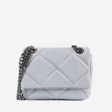 Сумка через плече (крос-боді) Virginia Conti світло-сіра