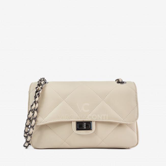 Сумка через плече (крос-боді) Virginia Conti бежева