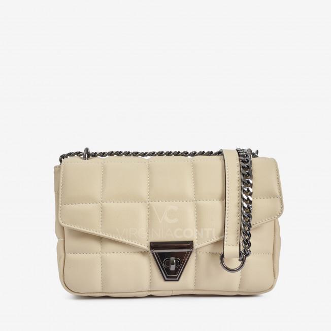 Сумка через плече (крос-боді) Virginia Conti бежева