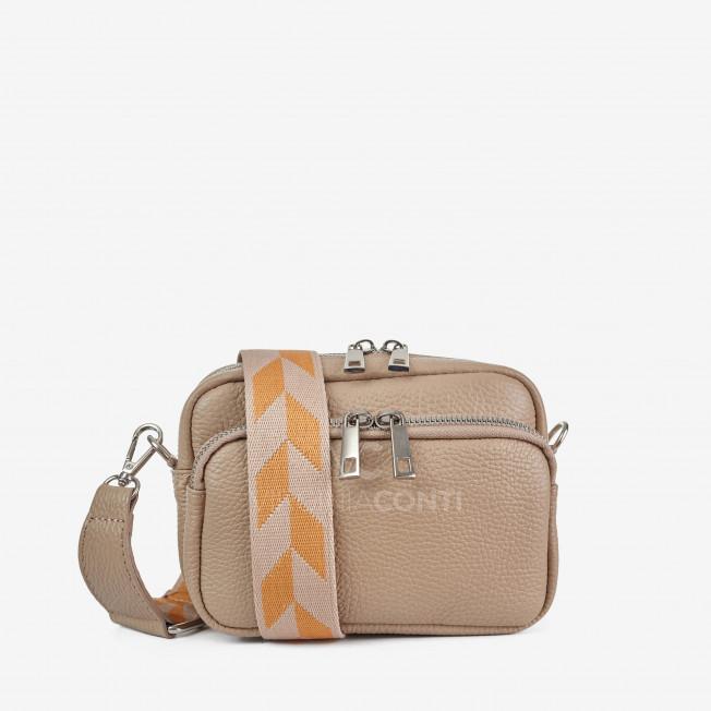 Сумка через плечо (кросс-боди) Virginia Conti цвета светлый тауп