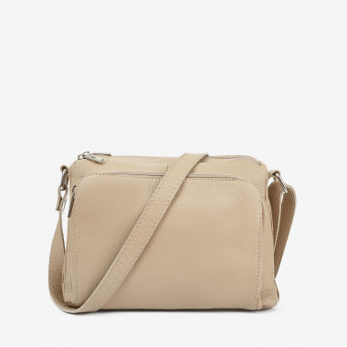 Сумка через плече (крос-боді) Virginia Conti кольору світлий тауп