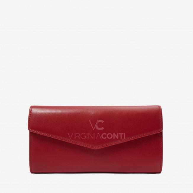 Кошелек - картхолдер Virginia Conti красный