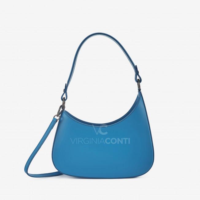 Сумка-багет Virginia Conti аквамариновая