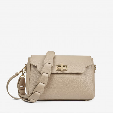 Сумка через плече (крос-боді) Virginia Conti кольору світлий тауп