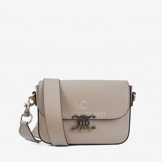Сумка через плечо (кросс-боди) Virginia Conti цвета светлый тауп