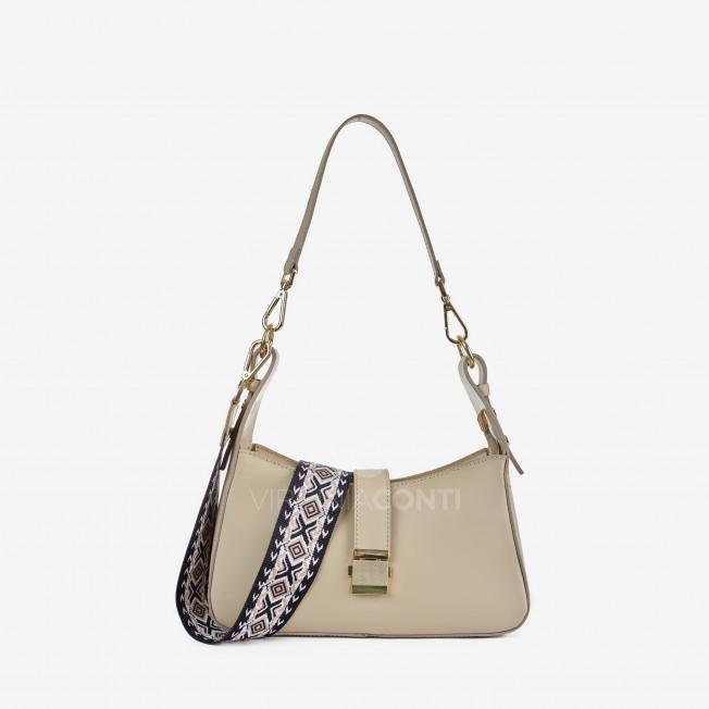 Сумка через плече (крос-боді) Virginia Conti нюдова