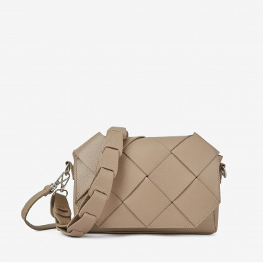 Сумка через плече (крос-боді) Virginia Conti кольору світлий тауп