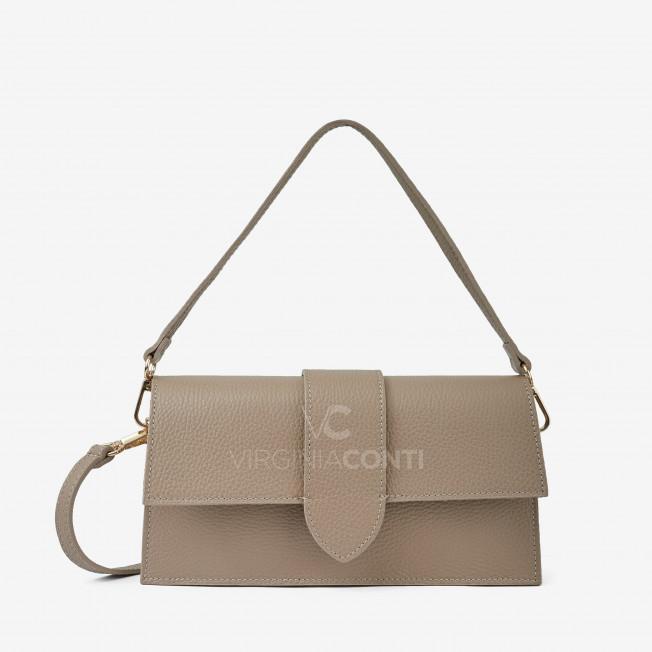 Сумка через плече (крос-боді) Virginia Conti кольору світлий тауп