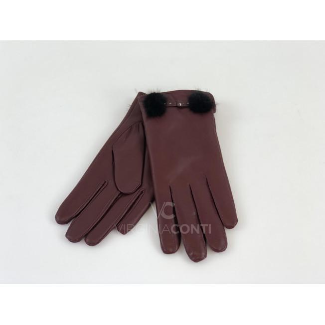 Перчатки Virginia Conti Бордовые