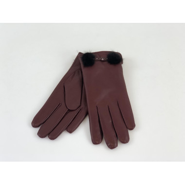 Перчатки Virginia Conti Бордовые