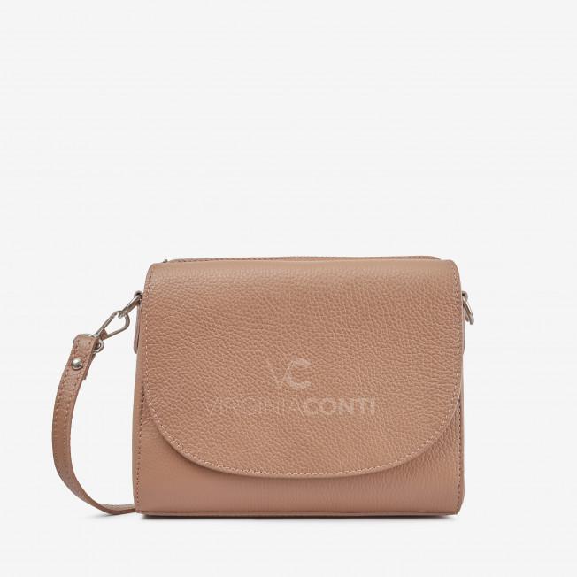 Сумка через плече (крос-боді) Virginia Conti світло-коричнева