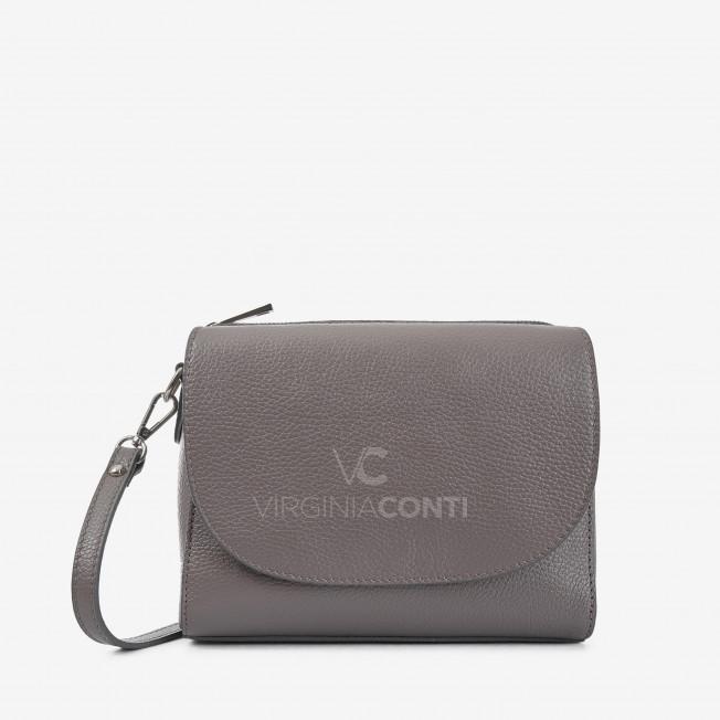 Сумка через плече (крос-боді) Virginia Conti кольору сірий камінь