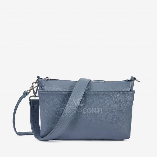 Сумка через плечо (кросс-боди) Virginia Conti Джинсового цвета