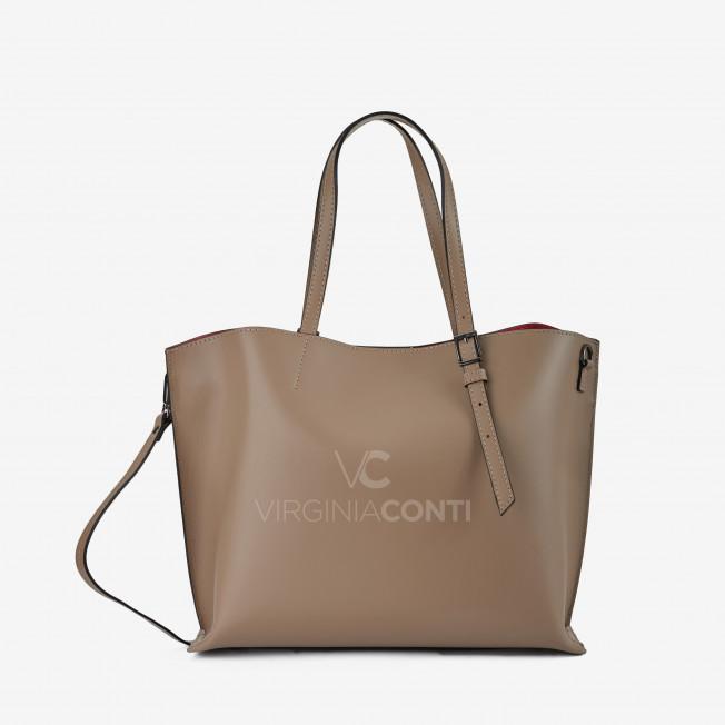 Шоппер Virginia Conti цвета тауп