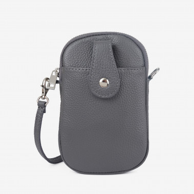 Сумка через плече (крос-боді) Virginia Conti темно-сіра