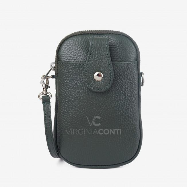 Сумка через плечо (кросс-боди) Virginia Conti темно-зеленая