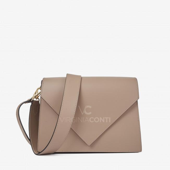 Сумка через плече (крос-боді) Virginia Conti кольору тауп