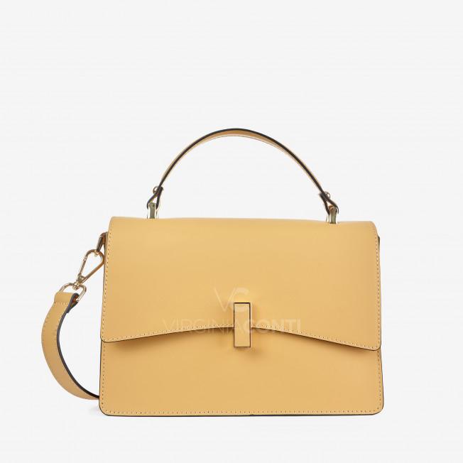 Сумка через плечо (кросс-боди) Virginia Conti светло-жёлтая