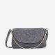 Сумка через плече (крос-боді) Virginia Conti темно-сіра фото 1