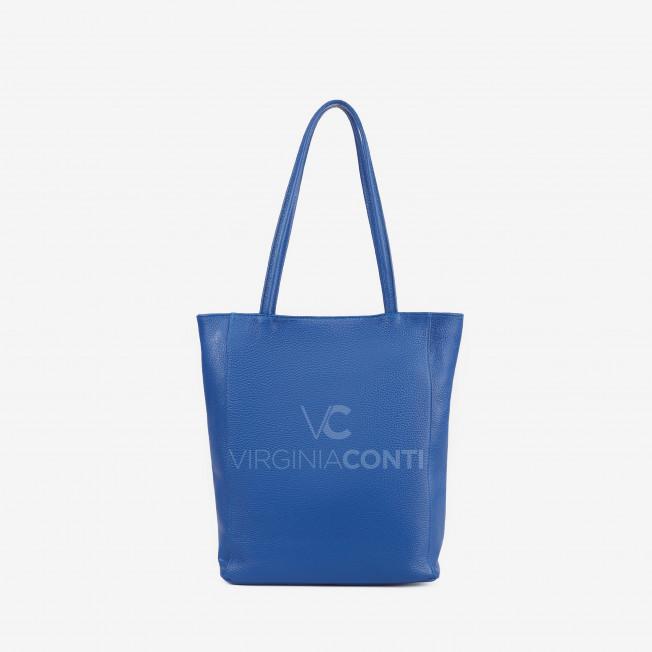 Шоппер з підкладкою Virginia Conti синій