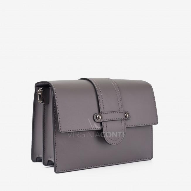 Сумка через плече (крос-боді) Virginia Conti темно-сіра