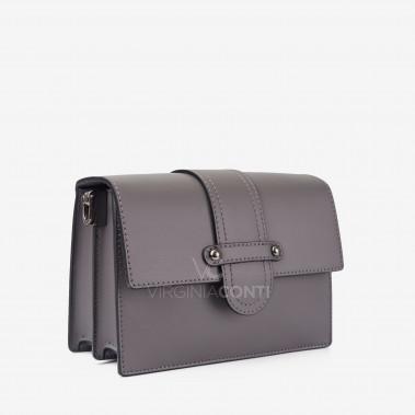 Сумка через плече (крос-боді) Virginia Conti темно-сіра