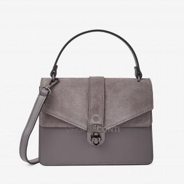 Сумка через плече (крос-боді) Virginia Conti темно-сіра