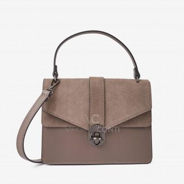 Сумка через плече (крос-боді) Virginia Conti кольору темний тауп