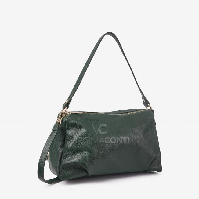 Сумка через плече (крос-боді) Virginia Conti темно-зелена