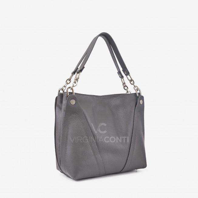 Сумка на плечо Virginia Conti темно-серая