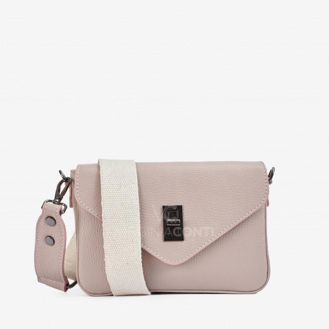 Сумка через плече (крос-боді) Virginia Conti кольору пудри