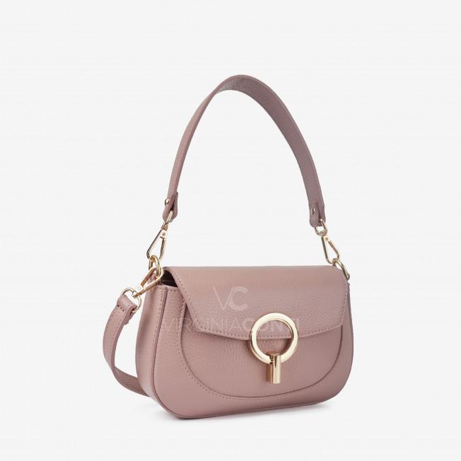 Сумка через плече (крос-боді) Virginia Conti кольору пиляста троянда