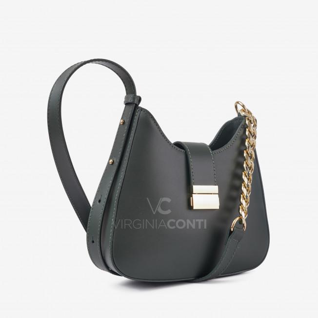Сумка через плечо (кросс-боди) Virginia Conti темно-зеленая