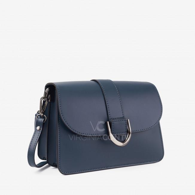 Сумка через плече (крос-боді) Virginia Conti темно-синя