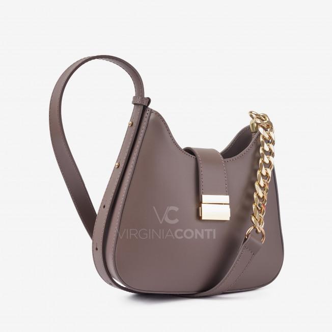 Сумка через плечо (кросс-боди) Virginia Conti цвета темный тауп